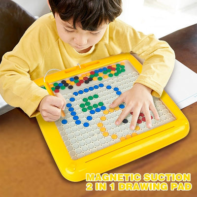 2in1 Magnetic Bead Maze Color Sorting and Drawing Board - 134