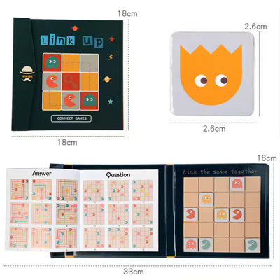 Matching Link up Logic Activity Kit Magnetic  Board - 054