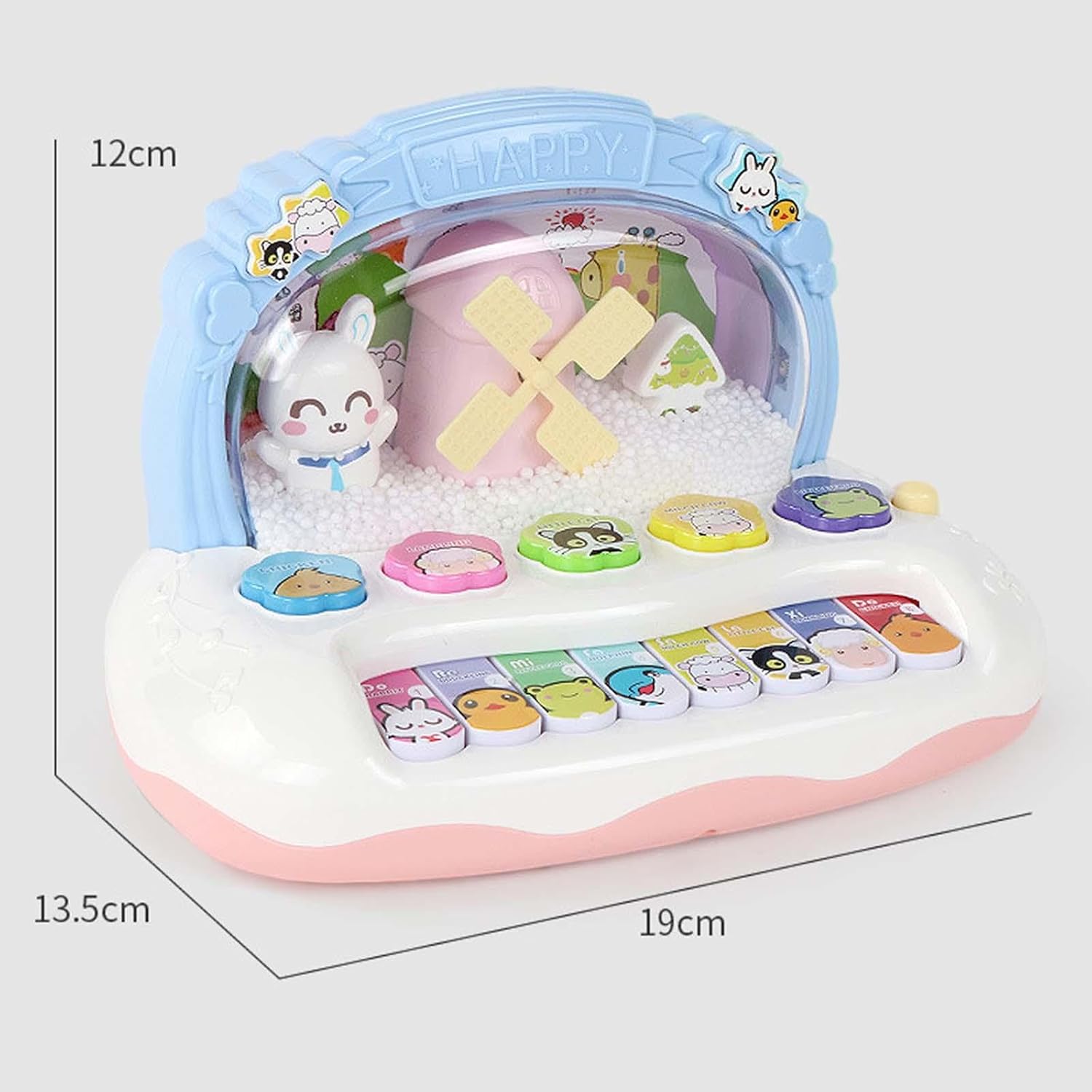 Kit de Piano de Animales de Nieve Brillante para Bebé - 349