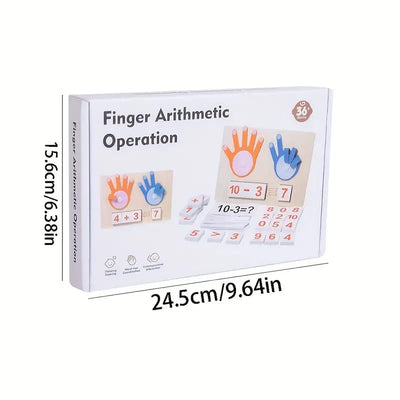 Finger Arithmetic Operation Wooden Math Kit - 826