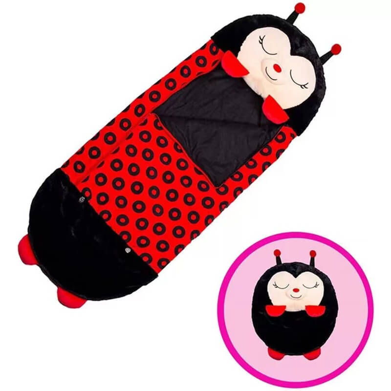 Fidtoy Plush Sleeping Bag Toy for Infants and Toddlers | Soft Animal Nap and Travel Comfort