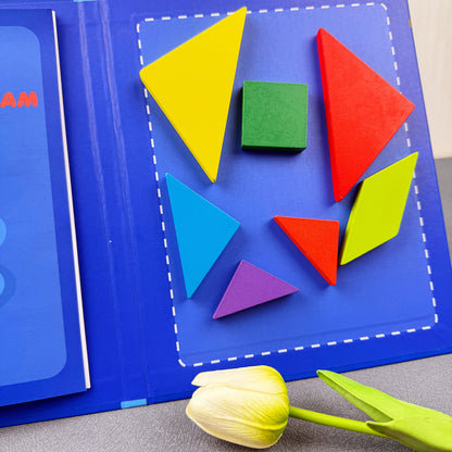 Wooden Tangram Puzzle Set for Kids