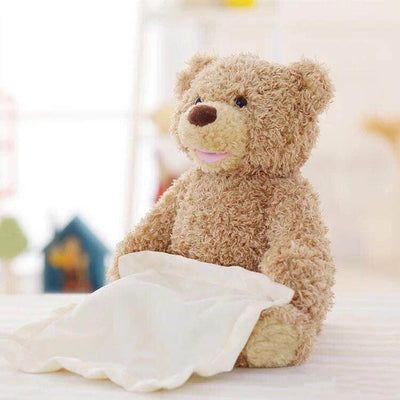 Peek A Boo Bear with Blanket Interactive Plush Teddy - 66B