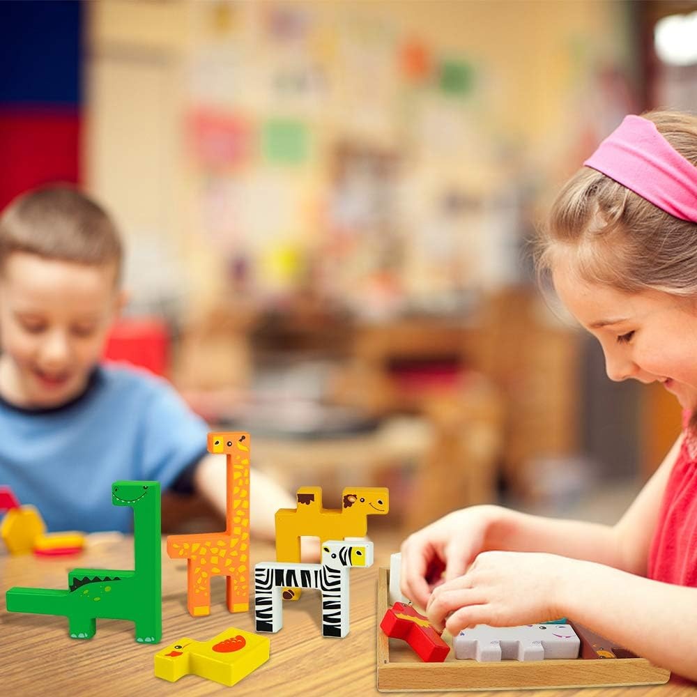 Wooden Animal Creative Challenge Puzzle Board - 298