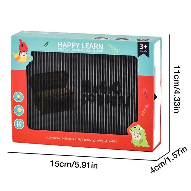 3D Magic Screen Animals Learning Flashcards - 16 Cards