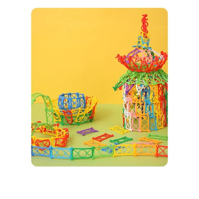 Briques de construction emboîtables Snap N Twist - 150 pièces