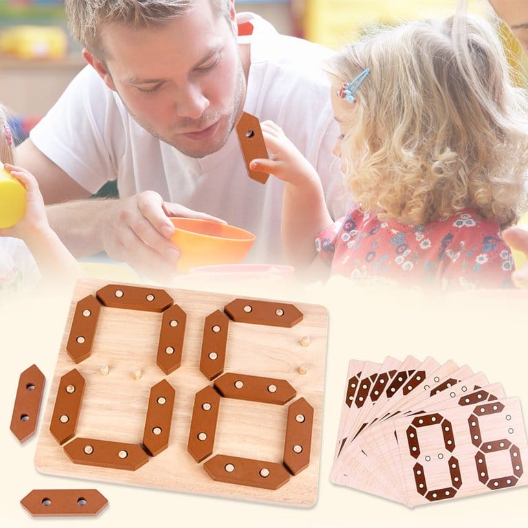 Digital Wooden Board for Addition Subtraction Learning - 032