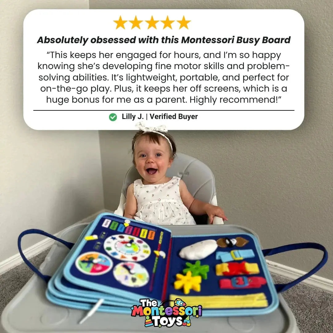 7-in-1 Montessori Busy Board