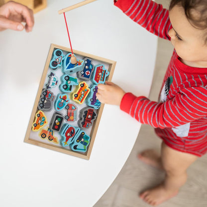 Wooden Fishing Toys,Magnetic Fishing Games with Vivid Design and Kid-Friendly - Fishing Game for Toddlers, Magnetic Fishing Toys, Gift for Kids