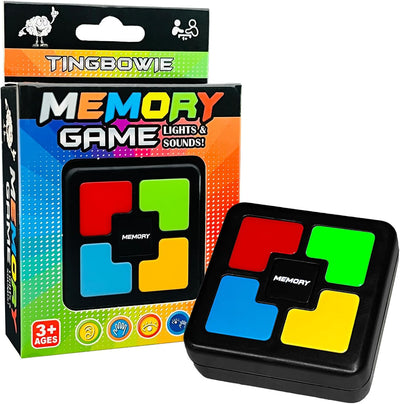 Fidtoy Memory Training Game with Light and Sound Portable Electronic Sequence Toy for Kids Ages 2-6