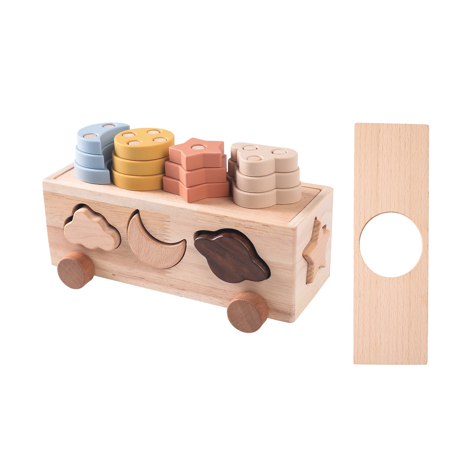 Wooden Multifunctional Early Education Puzzle Toys for Kids | Autism-Friendly Learning & Sensory Play