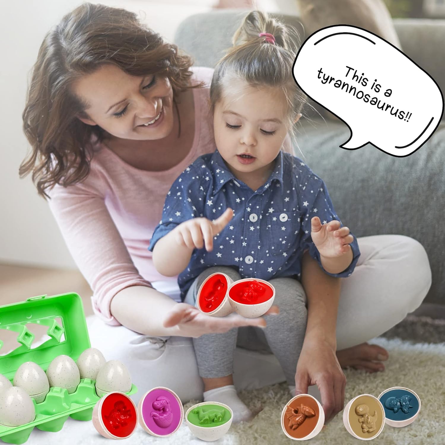 Jouet œufs Montessori