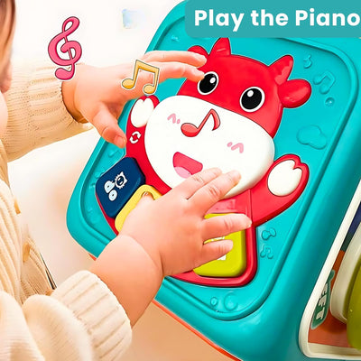 Fidtoy Multifunctional Activity Cube Toy for Toddlers 18M+