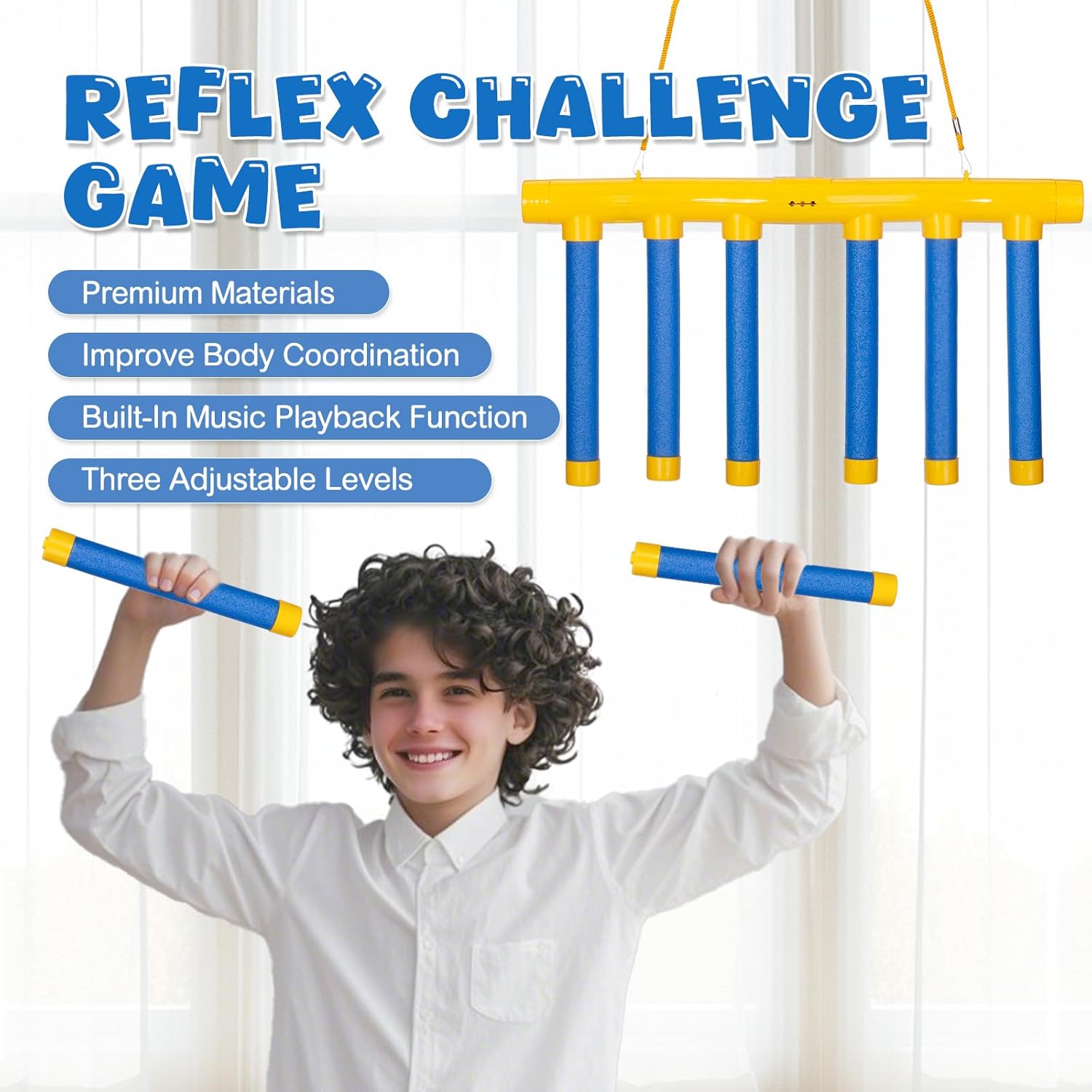 Fidtoy Hand Speed Reflex Challenge Rechargeable Game for Kids 6+