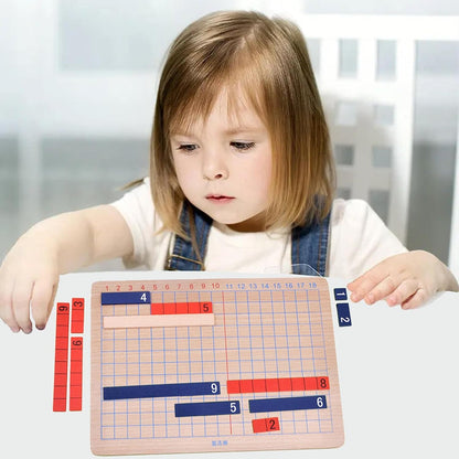 5 Pcs Addition And Subtraction Board - Wooden Subtraction Board,Calculation Board For Kids, Addition & Subtraction Board For Preschool Kid Fpgear