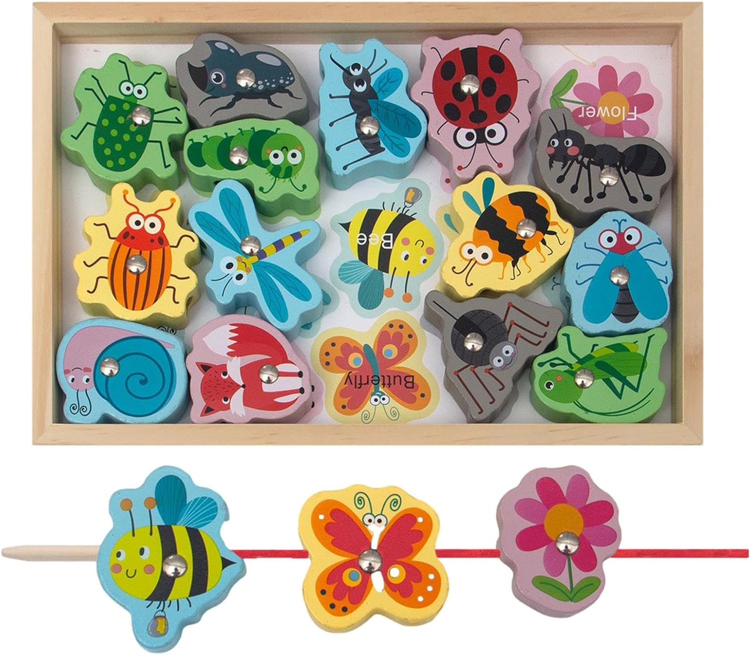 Juguetes educativos de pesca - Juegos de pesca magnéticos 2 en 1 seguros e inofensivos - Juego de pesca para niños pequeños, juguetes de pesca magnéticos, regalo para niños