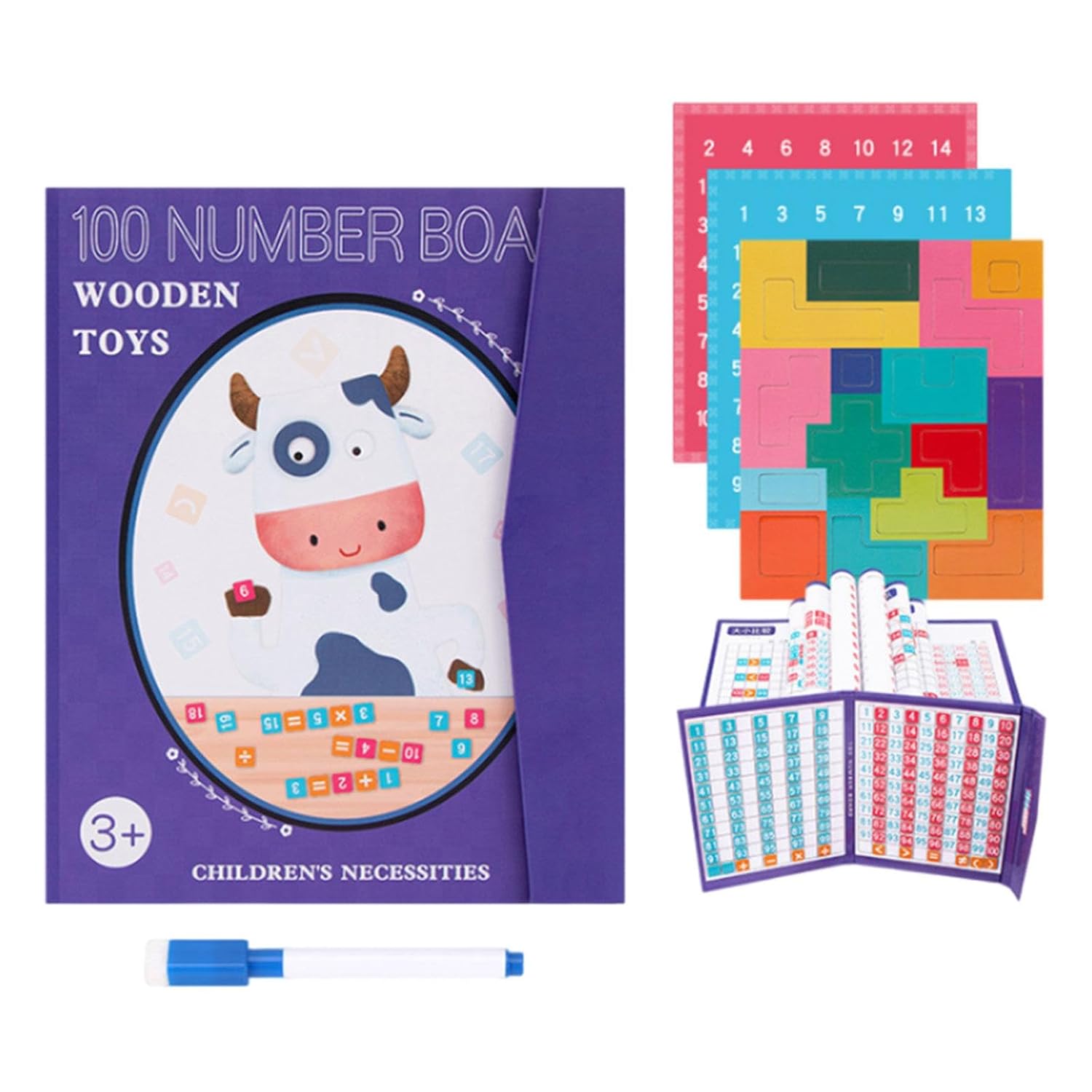 ATORSE Toddler Educational Toys Pen Control Practice Toy for Kids Ages 3+ Gift Style P