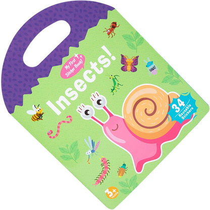 Exciting Sticker Book,Permanent Blank Sticker Collection Book for Boys and Girls | Cute Design Blank Sticker Album for Early Education, Concentration Cultivation A/a