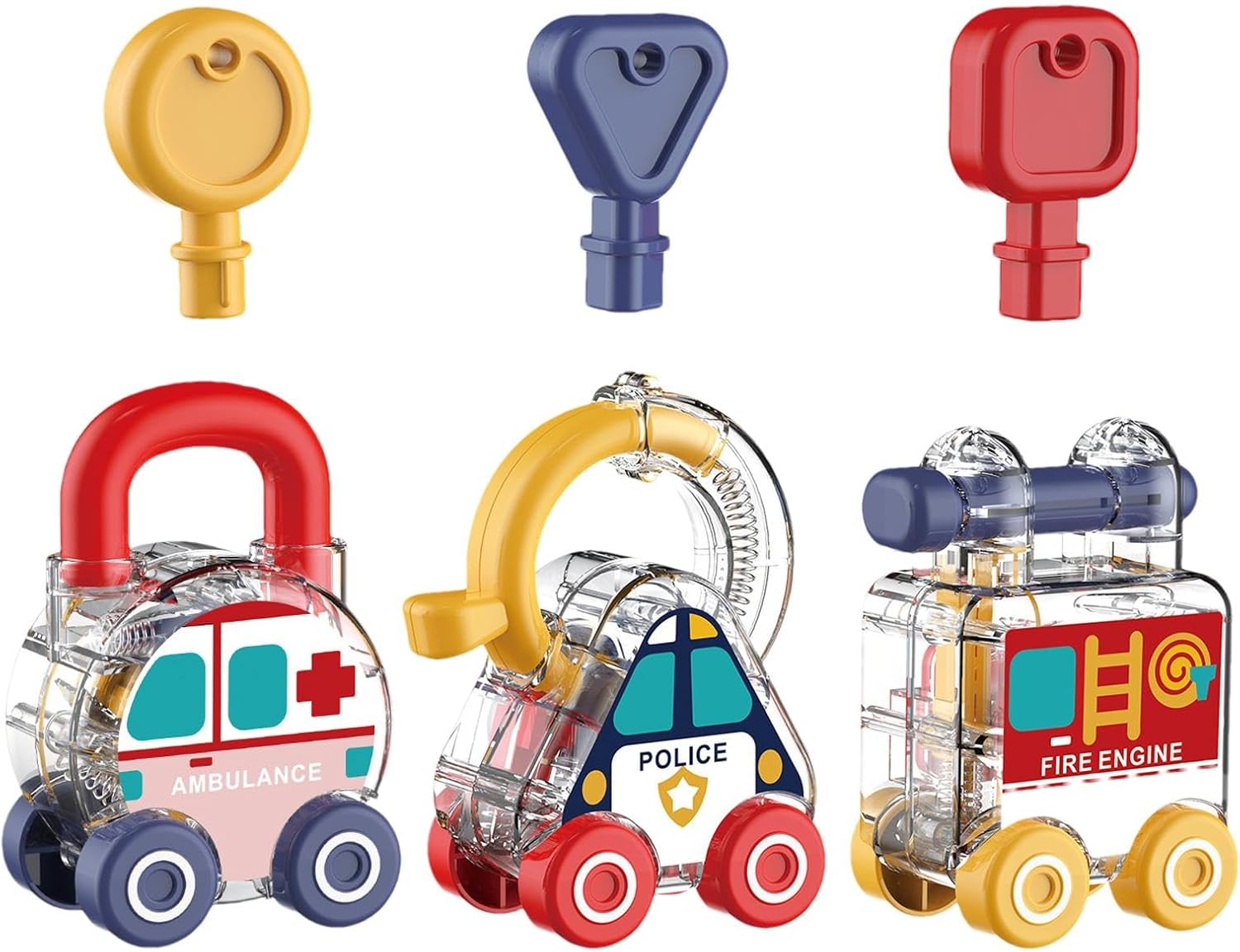 Lock and Key Toy for Kids | Shape Matching Game - Colorful Shape Sorter Toy for Boys Girls, Early Education Toys for Hand-Eye Coordination