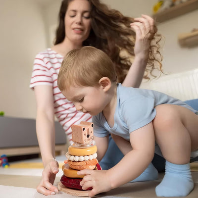 Fidtoy Little Lion Stacking Toy for Babies 6 Months+