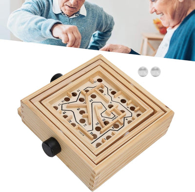 Fidtoy Wooden Labyrinth Board Game for Kids