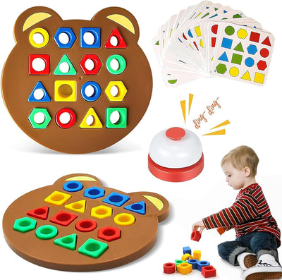 Geometric Shapes and Colors Matching Game