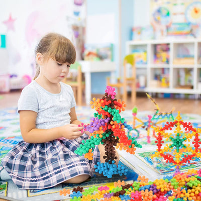3D Building Blocks™ – Foster Creativity – Snowflake Building Blocks