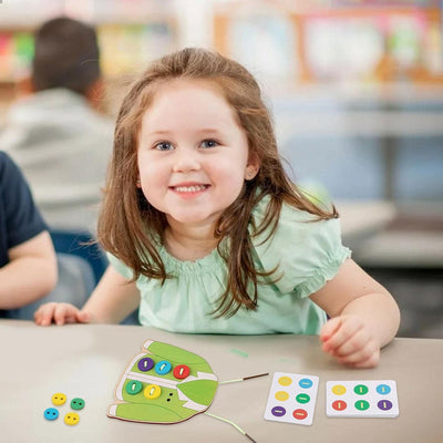 2 Clothes Lacing Toys,Wooden Clothes Lacing Toys for Kids | Fine Motor Skills Toys for Kids, Sewing Button Lacing Card Game for Experiencing Real Feeling of Sewing Buttons Shuying