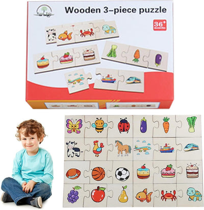 Puzzle de classification des animaux, Puzzles pour tout-petits, Puzzles de classification - Inclut des pièces de puzzle d'animaux autocorrectives pour l'apprentissage des animaux et l'éducation de la petite enfance
