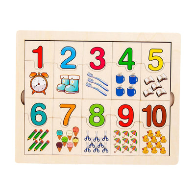 Enakshi® Tablero de rompecabezas digital de aprendizaje de combinación de números para niños, bebés | Juguetes para bebés | Juguetes de desarrollo para bebés