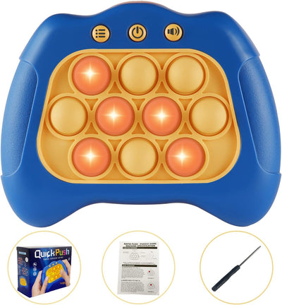 Fidtoy Pop It Game Console – Handheld Light Up Sensory Toy for Kids 3+
