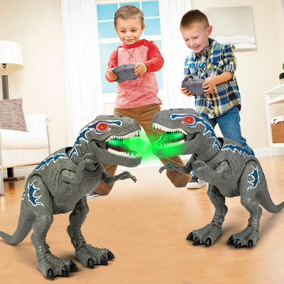 Jouet dinosaure T-Rex télécommandé Fidtoy avec pulvérisateur de brume pour enfants