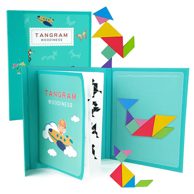 Fidtoy Magnetic Tangram Puzzle for Kids – STEM Learning, Creativity, and Fine Motor Skills