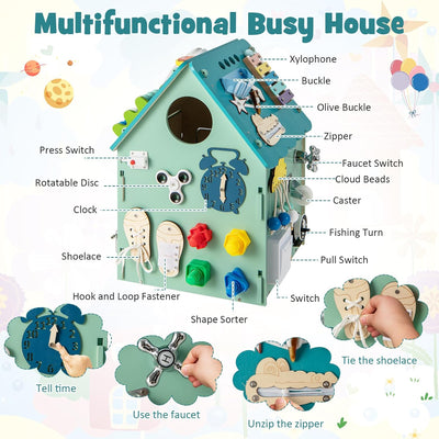 Fidtoy Maison d'activités multifonctionnelle Montessori