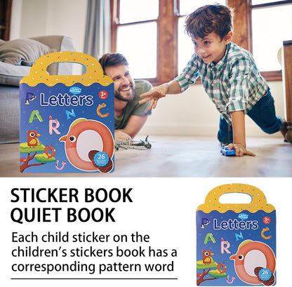 pegatinas reutilizables para - Libro pegatinas actividades divertidas para niños pequeños | Divertidas pegatinas viaje para niños, rompecabezas bricolaje varios escenarios