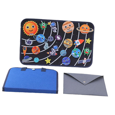 ATORSE Jouet Montessori Éducation Précoce Portable Coordination Œil-Main Planche d'Activités Ensemble Ciel