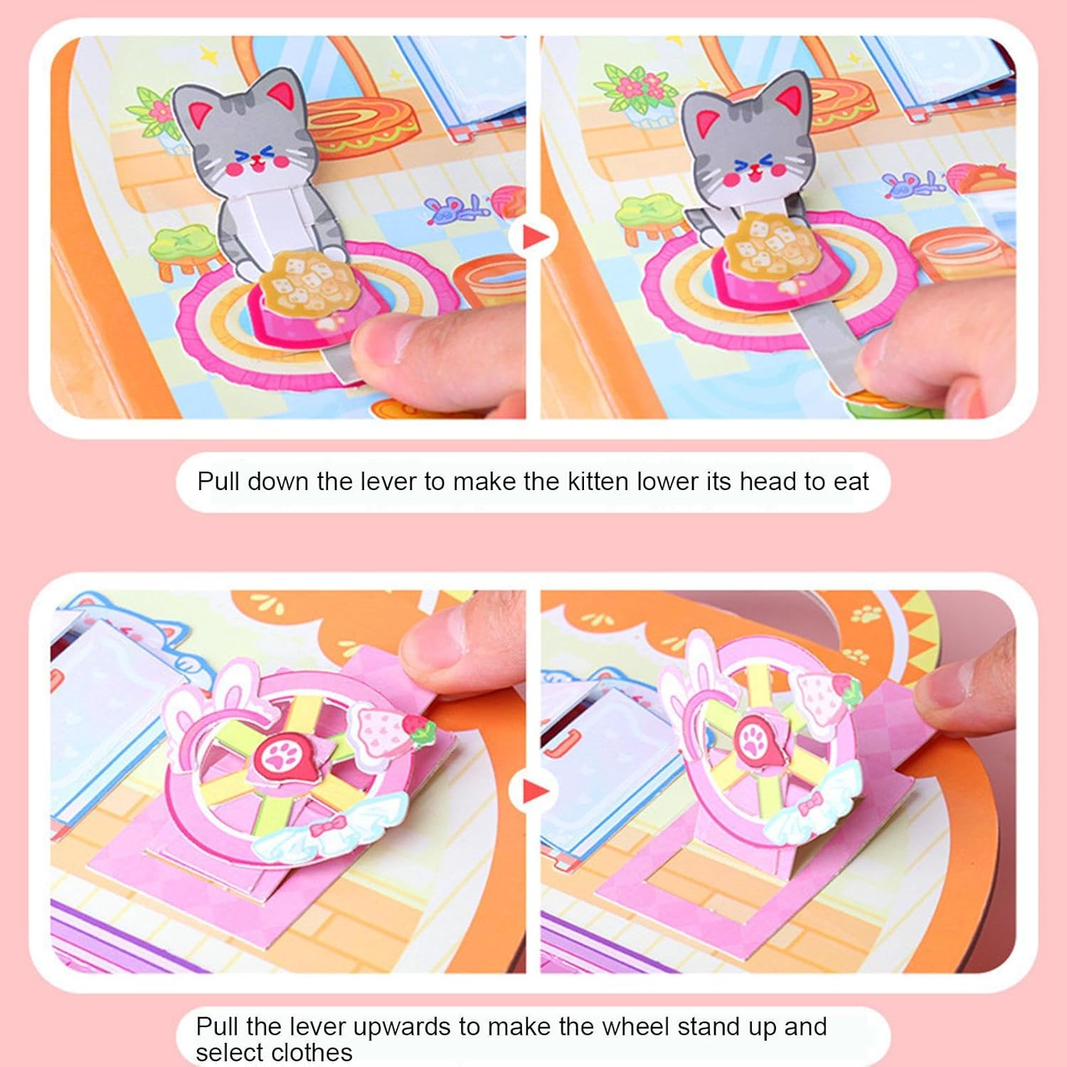 Books with gelatin stickers for children, books with gelatin stickers for children, Libtivo - Book with ambini co adhesive stickers for children aged 6 and up, books with reusable stickers, l