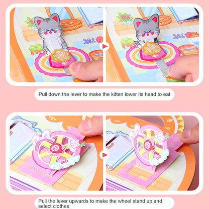 Books with gelatin stickers for children, books with gelatin stickers for children, Libtivo - Book with ambini co adhesive stickers for children aged 6 and up, books with reusable stickers, l