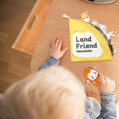 Qumiuu Libros de baño para bebés | Libros de tela para el baño para niñas y niños, libro interactivo portátil para bebés, juguetes de educación temprana para bebés y niños de 0 a 6 meses
