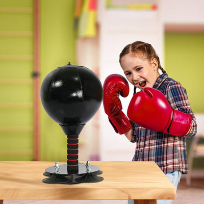 Fidtoy Tabletop Boxing Bag – Suction Cup Punching Bag for Desk Use