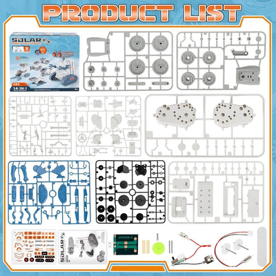 Kit de robotique à énergie solaire 14 modèles en 1 - 707