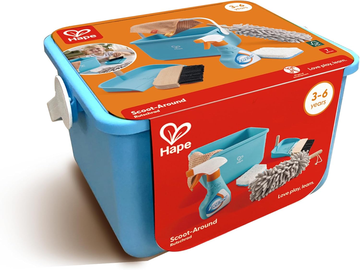 Fidtoy Kids Cleaning Toy Set Pretend Play Household Kit