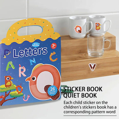 pegatinas reutilizables para - Libro pegatinas actividades divertidas para niños pequeños | Divertidas pegatinas viaje para niños, rompecabezas bricolaje varios escenarios