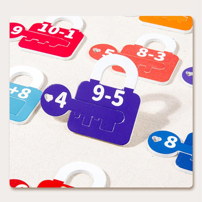Kids Learning Locks with Keys, Number Counting for Kids | Letter Recognition Keys and Locks Combination Set for Kids - Preschool Learning Games, c