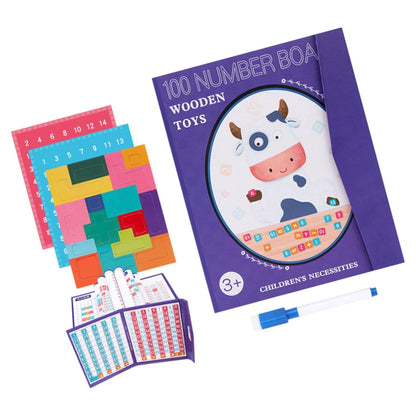 ATORSE Toddler Educational Toys Pen Control Practice Toy for Kids Ages 3+ Gift Style P