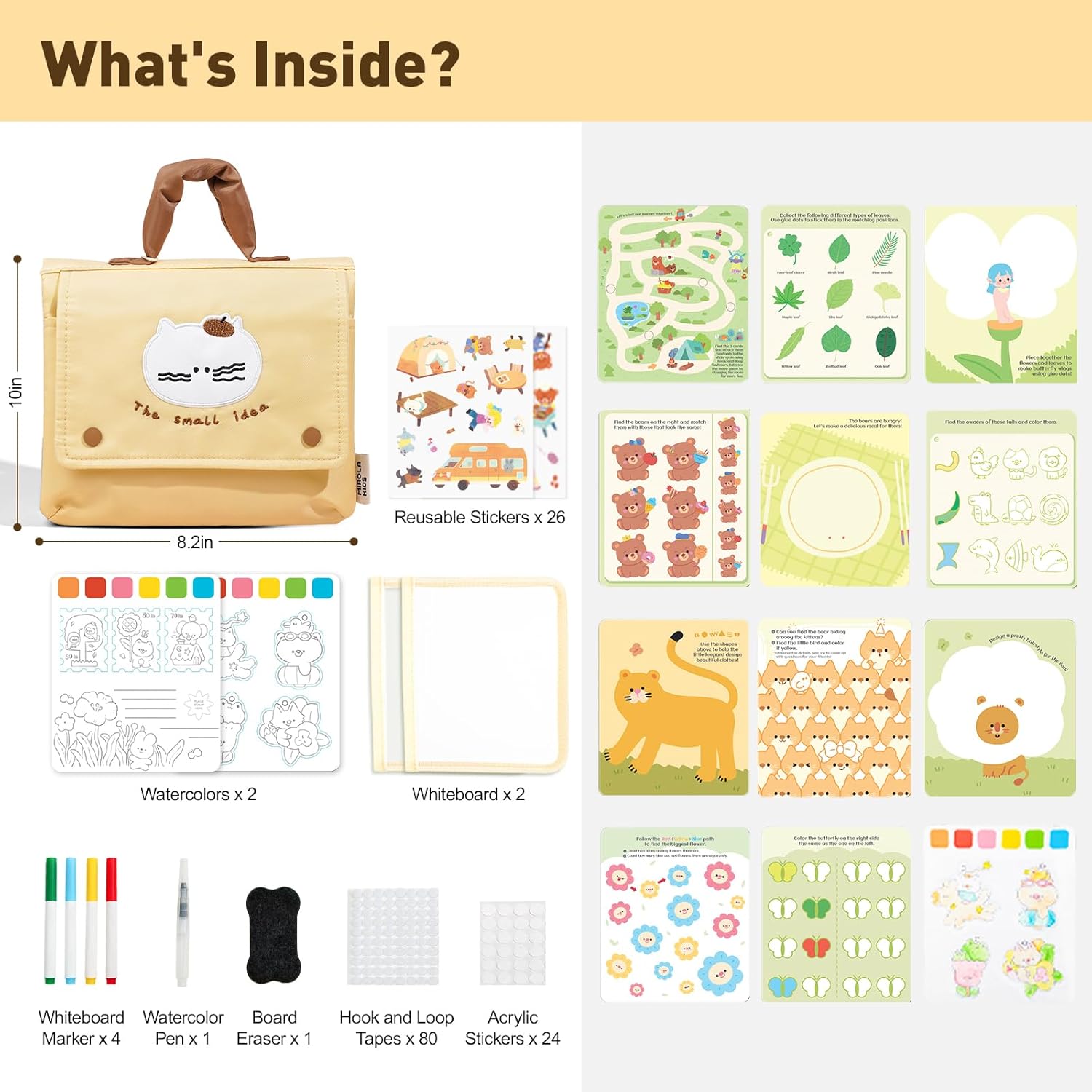 Jarmelo Travel Mate Activity Bag-Purring Kitten