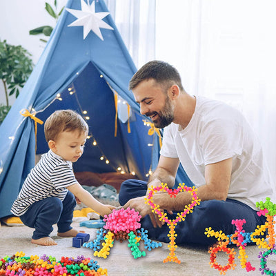 3D Building Blocks™ – Foster Creativity – Snowflake Building Blocks
