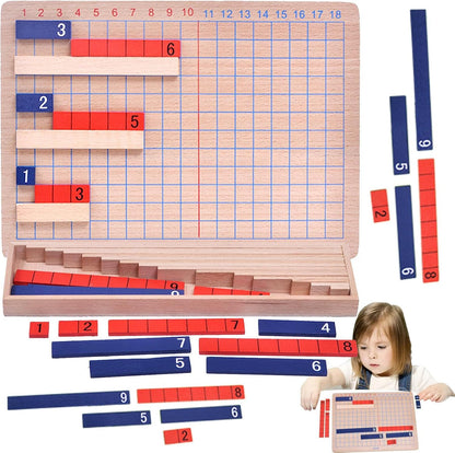 5 Pcs Addition And Subtraction Board - Wooden Subtraction Board,Calculation Board For Kids, Addition & Subtraction Board For Preschool Kid Fpgear