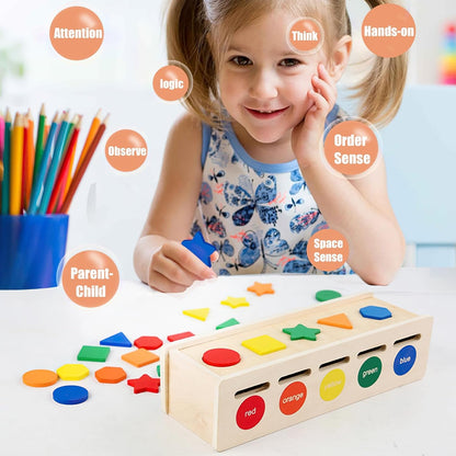 Wooden Color & Shape Sorting – A Fun and Educational Toys