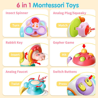 Cubo de actividades 6 en 1 Busy Catch Ball - 022